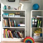Kinderzimmer-Schule-Regal
