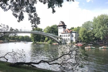 Berlin mit Kindern Spree Insel der Jugend Treptower Park