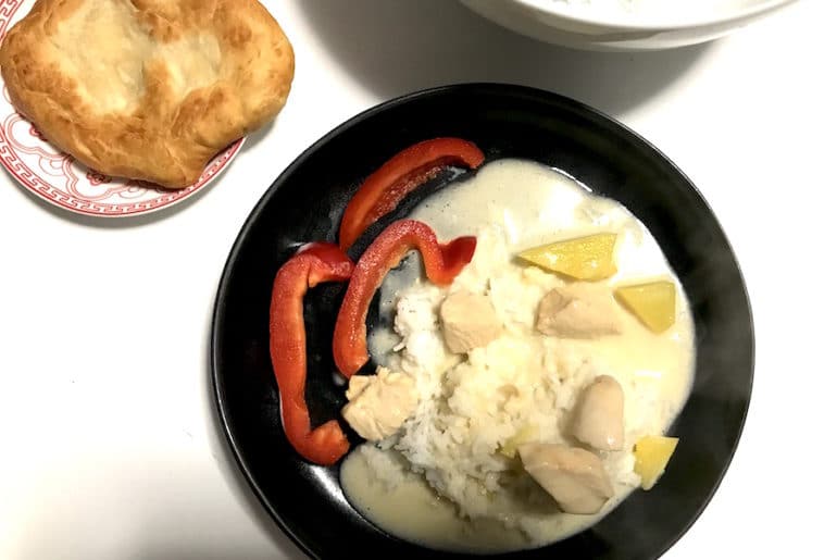 Familienküche: Chicken Mango mit selbst gemachtem Bhatura Rezept_Chicken Mango_Familienessen_Supermom_mamablog