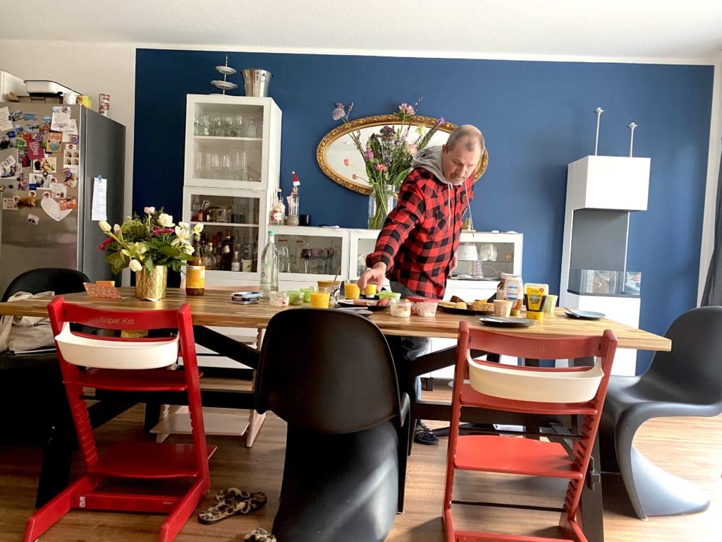 Unser Wochenende in Bildern: Hallo Vorfrühlingsfreude Supermom_Mamablog_Fruehstueck